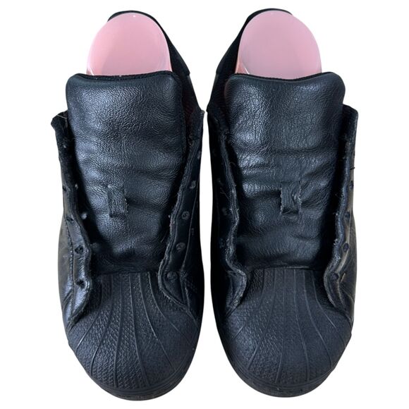 Adidas Superstar X Pharrell Williams Black Future GY4981 Youth Size 4.5 - Picture 8 of 9